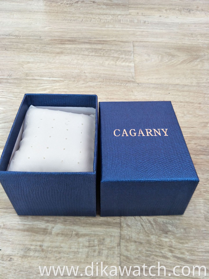 Cagarny Watch Box Luxury Gray Box Watch Orange Boxes For Watches 010203